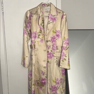 Banana Republic Floral Blazer - Beige and Lavender